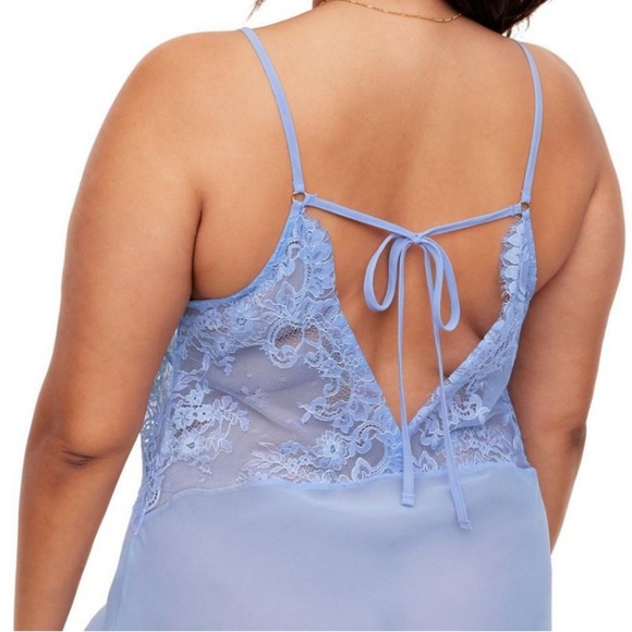 NEW ADORE ME Raquel Slip Lingerie WOMEN SZ 3X in MEDIUM BLUE - Picture 3 of 7